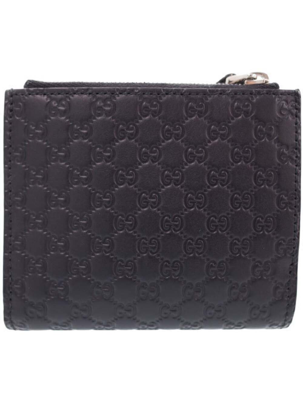 Gucci Bi ssima Wallet fold Short Black